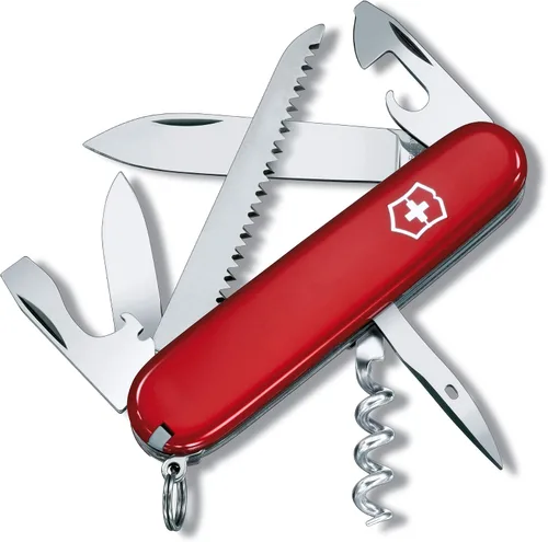 Vista 3 de Victorinox Camper - Cuchillo suizo del ejército, 13 funciones, navaja de bolsillo de fabricación suiza con hoja grande, destornillador, pinzas