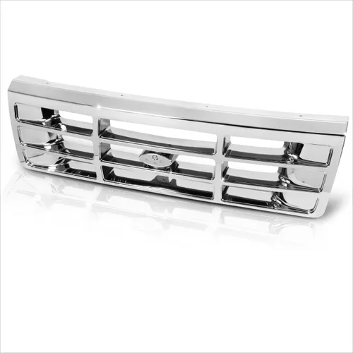 Vista 2 de Parrilla de parachoques delantero compatible con Ford Bronco/F150-F350/F Super Duty 92-97, cromo