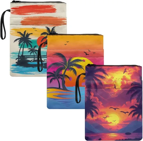 Vista 22 de Forchrinse Lindas fundas de libro de abejas para libros de bolsillo, 11.4 x 8.7 pulgadas, funda lavable de libro Sox para amantes de los libros