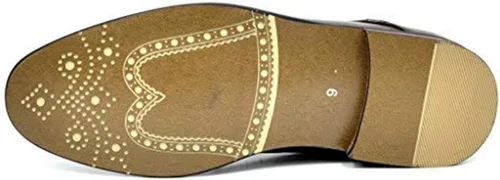 Vista 8 de Bruno Marc - Zapatos de vestir estilo Oxford con forro de cuero para hombre