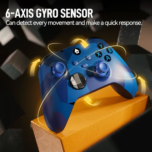 Vista 4 de VidPPluing Controlador Xbox compatible con Xbox One, Xbox Series XS, Xbox One XS y PC, controlador inalámbrico de 2.4 GHZ con conector