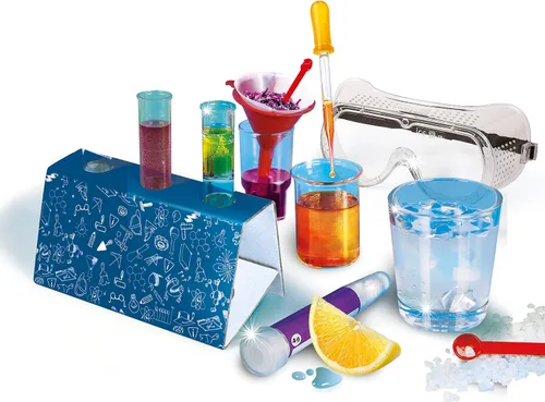 Vista 2 de Clementoni - 60952 - Scientific Fun Lab Mini Set Químico para Niños a partir de 8 años Versión Polonia