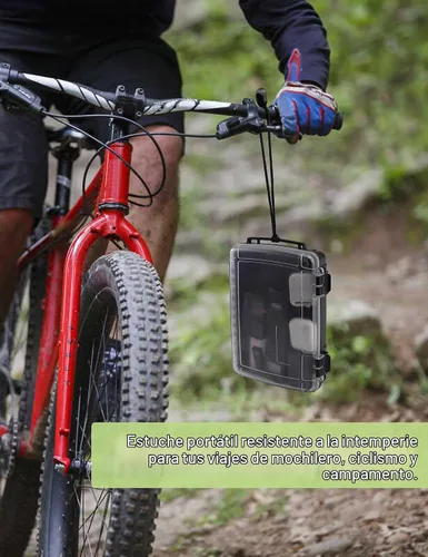 Vista 4 de Caja seca impermeable Contenedores impermeables Caja impermeable para kayak Pequeña caja de almacenamiento impermeable flotante Caja seca para barco