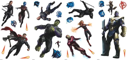 Vista 2 de RoomMates RMK4047SCS Marvel Avengers: Endgame - Calcomanías de pared para despegar y pegar