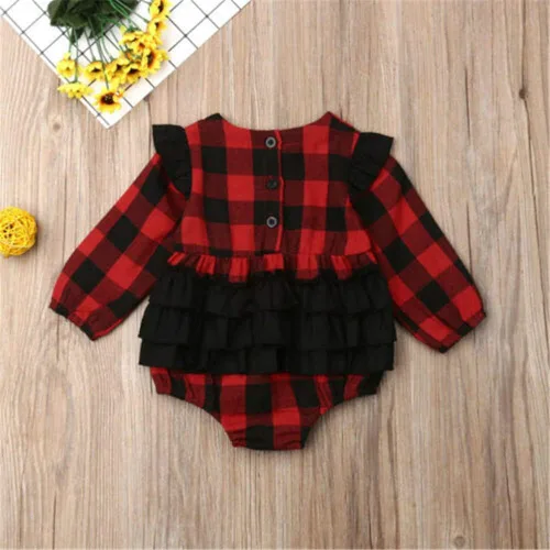 Vista 7 de TiendaDeLage Enterizo básico de manga corta con volantes para bebé recién nacida, ropa de verano