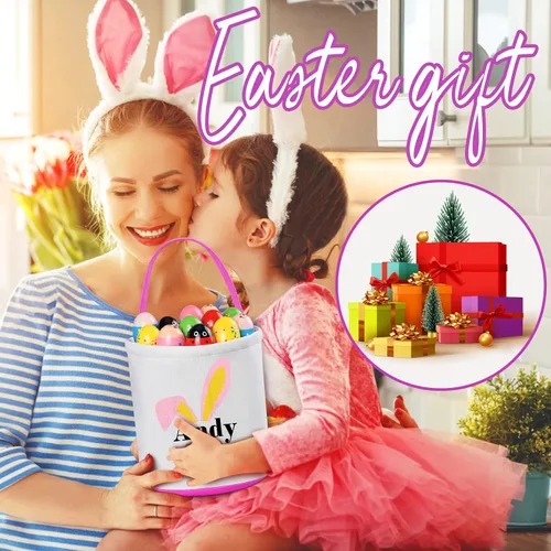 Vista 7 de Jocidea - Regalos de Pascua personalizados para niños, cesta de Pascua personalizada para niños, cesta de Pascua de peluche, cesta de Pascua
