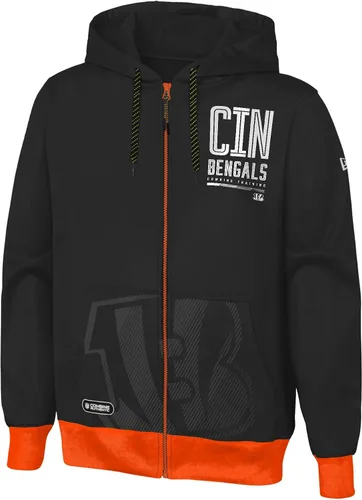 Vista 15 de Outerstuff NFL - Sudadera con capucha para hombre con cremallera completa en colores del