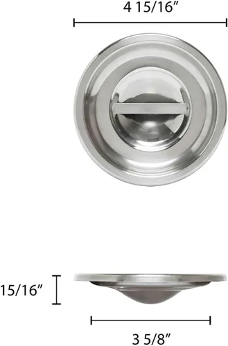 Vista 5 de TrueCraftware - Cubierta de olla de acero inoxidable de 1-1/2 cuartos de galón- para calentador de salsas y sopa, olla de sopa para estación
