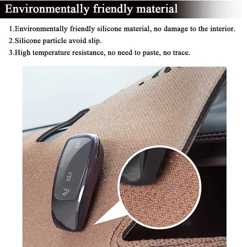 Vista 7 de Rifoda para Toyota Corolla Alfombrilla para Salpicadero Compatible con Corolla 2022 2021 2020 2019 Material de Cuero con Costuras Negras