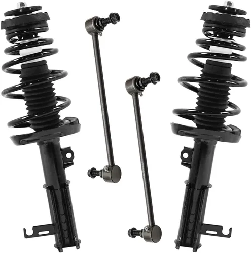 Vista 40 de Detroit Axle - Kit de 4 piezas de puntales delanteros para Toyota Highlander 2001 2002 2003, enlaces de barra antivuelco estabilizadores y puntales