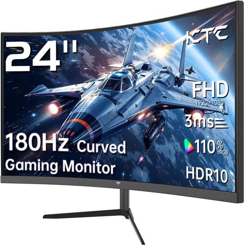 Vista 23 de KTC Portable Monitor 15.6 Inch, FHD 1080P Travel Laptop Monitor Extender with USB-C HDMI, Ultra-Slim IPS HDR Display with Speakers, Second Monitor