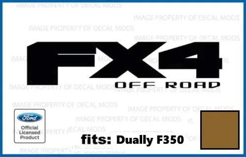 Vista 19 de FX4 Offroad - Calcomanías adhesivas para Ford F350 F450 DUALLY ONLY troquelado (2017-2020) – DCBM Solid (juego de 2) Dimensiones: 12 x 3 pulgadas