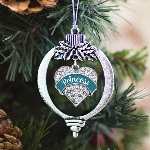 Vista 156 de Inspired Silver - Adorno con dije de hermana gemela - Adornos navideños de plata con circonitas cúbicas