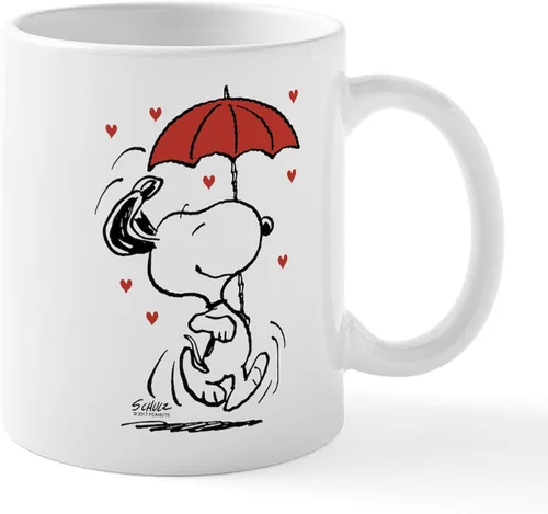 Vista 6 de CafePress Snoopy Mom Hug Mugs Taza de café de cerámica de 11 oz (11.0 fl oz)