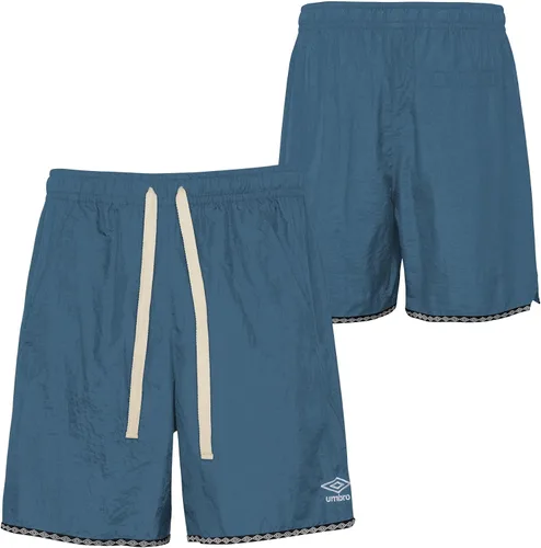 Vista 3 de Umbro Pantalón corto de nailon arrugado sólido para hombre