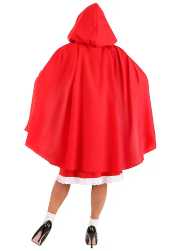 Vista 3 de Disfraz de caperucita roja para adulto Multicolor