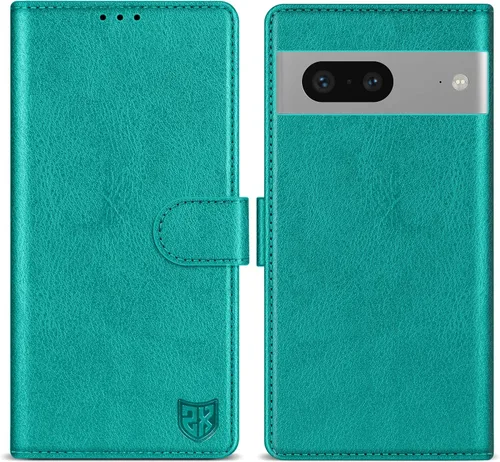 Vista 19 de ZZXX Funda tipo cartera para Google Pixel 7 con bloqueo RFID, ranura para tarjetas, función atril, cierre magnético, funda protectora de cuero