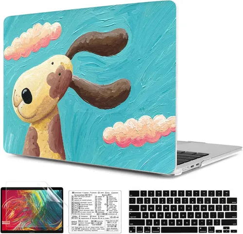 Vista 14 de Funda compatible con MacBook Air de 15 pulgadas 2026 2025-2023 Release M5 A3448 M4 A3241 M3 A3114 M2 A2941 Funda de plástico duradera con cubierta