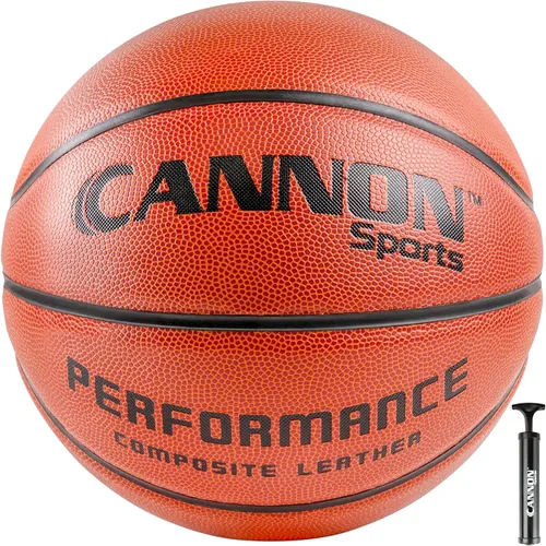 Vista 6 de Cannon Sports Baloncesto de cuero compuesto para juegos de equipo y entrenamiento, tamaño oficial de 7 a 29.5 pulgadas, baloncesto masculino