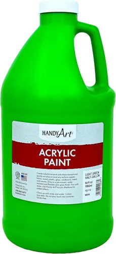 Vista 52 de Handy Art Pintura acrílica, juego de 12 colores, botellas de 16 onzas, acrílico líquido para estudiantes semibrillante, consistencia de flujo