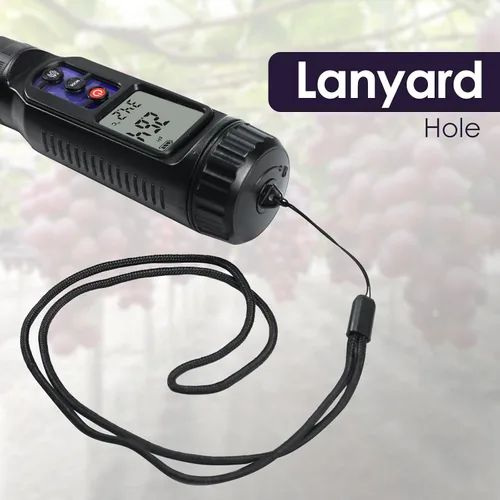 Vista 7 de Medidor de pH para alimentos Medidor digital de temperatura EC pH 3 en 1 con ATC, probador de pH de alimentos para verificar fermentación/masa