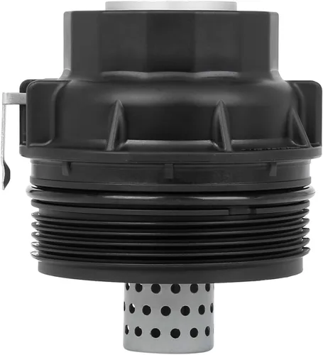 Vista 3 de X AUTOHAUX Tapa de filtro de aceite negra 15650-38020 repuesto para Toyota 4Runner FJ Tundra para Lexus