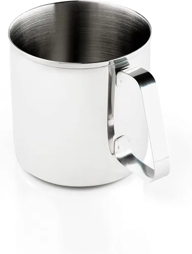 Vista 4 de GSI Outdoors Taza de acero inoxidable glaciar ultraduradera, resistente al óxido, ignífuga, de 14 onzas líquidas, para mochileros y campamentos