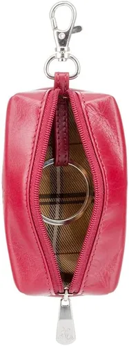 Vista 3 de Visconti MZ18 Monza - Llavero de piel auténtica con cremallera, Rojo -, Visconti Mz18 Monza - Llavero de piel auténtica con cremallera