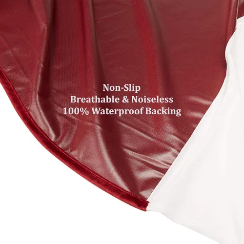 Vista 5 de Almohadilla de cama 100% impermeable y a prueba de manchas, masaje para parejas, ultrasuave, silenciosa, protector de sábanas de lujo con lados