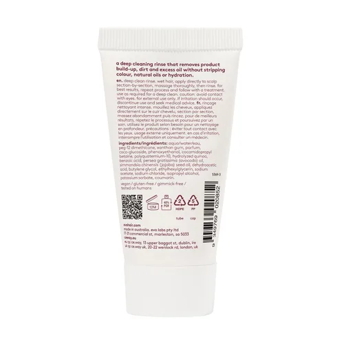 Vista 2 de EVO Champú Springsclean – Limpieza profunda e hidratante suave – Para cabello natural brillante, suave rizado y ondulado