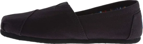 Vista 4 de TOMS - Mocasines tipo alpargata para mujer, negro, 8