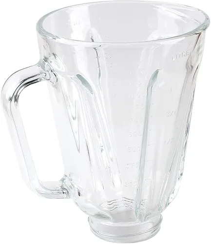 Vista 4 de Piezas de repuesto Tarro de vidrio con tapa, compatible con licuadoras Hamilton Beach (5 tazas)