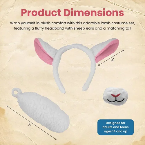 Vista 3 de Nicky Bigs Novelties Unisex Animal-Themed Headband Costume Accessory
