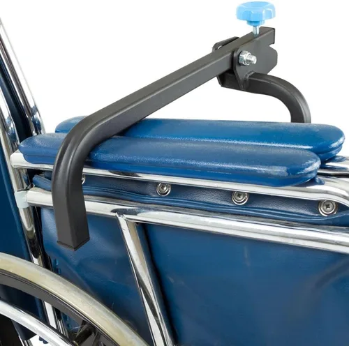 Vista 7 de Silver Spring Plataforma de transporte manual plegable para silla de ruedas con soporte de bola de enganche y función de inclinación para una fácil