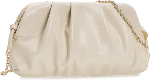 Vista 21 de CHARMING TAILOR Bolso tipo sobre elegante de cuero vegano suave con pliegues de PU para mujer Soft PU leather