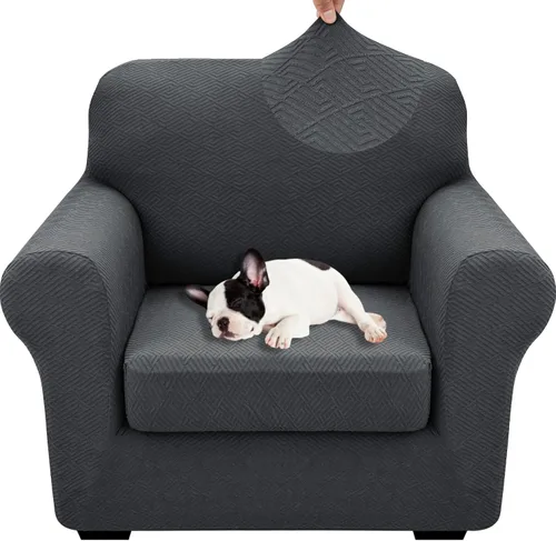 Vista 27 de XINEAGE Funda de diván para sofá en forma de L, fundas de sofá modular para mascotas, funda de asiento de sofá antideslizante lavable, fundas