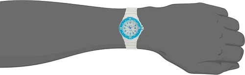 Vista 6 de Casio LRW200H-2BV Reloj de cuarzo de resina blanca con esfera blanca para mujer, Blanco, Reloj analógico, reloj de cuarzo