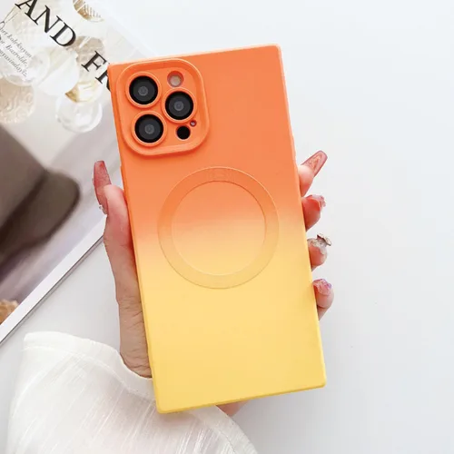 Vista 7 de Funda para iPhone 11, compatible con MagSafe, protector completo de lente de cámara, funda multicolor de lujo para mujeres y niñas, suave ajuste