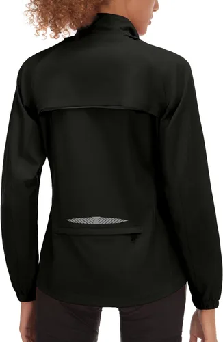 Vista 10 de Little Donkey Andy Chaqueta de ciclismo plegable para mujer, mangas Amarillo fluorescente