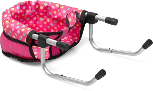 Vista 13 de Fash n kolor - Silla alta para muñecas con bandeja, se adapta a muñecas de bebé de hasta 18 pulgadas, silla alta de juguete con estampado de flores