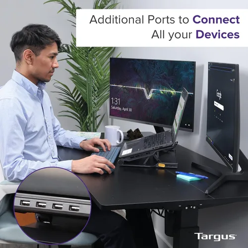 Vista 8 de Targus - Tapete de enfriamiento de ventilador dual con conexión USB