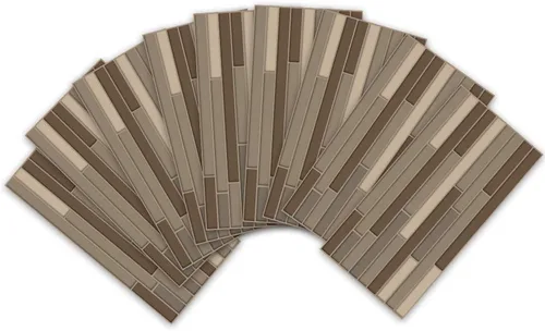 Vista 4 de Alwayspon Adhesivo de transferencia de azulejos con efecto mármol, adhesivo autoadhesivo para pared, calcomanías de azulejos para decoración