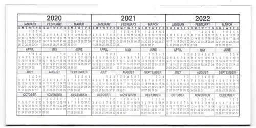 Vista 2 de 10 Libretas de cheques, 48 páginas con 746 líneas, calendarios 17/18/19