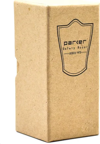 Vista 4 de Parker - Brocha de afeitar hecha a mano, 100% de 3 bandas con mango de tejón plateado de nogal y cromo, incluye soporte para cepillo