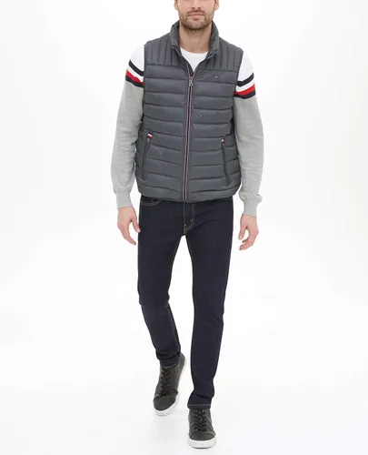 Vista 3 de Tommy Hilfiger Men's Lightweight Ultra Loft Quilted Puffer Vest (Standard and Big & Tall)