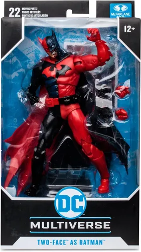 Vista 8 de McFarlane Toys - DC Multiverse de dos caras como Batman (Batman: Reborn) Figura de acción de 7 pulgadas