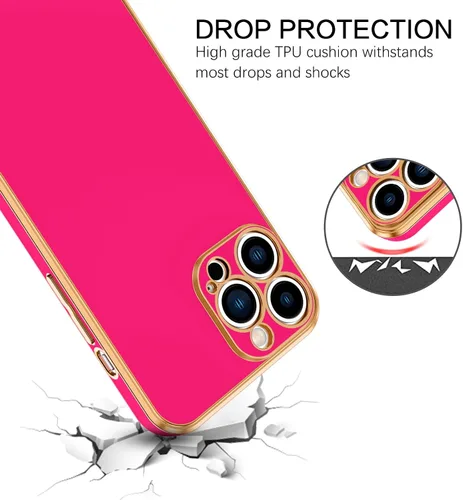 Vista 8 de VENINGO Funda para iPhone 13 Pro Max, TPU suave de ajuste delgado con soporte de pulsera ajustable, resistente a los arañazos y a prueba de golpes