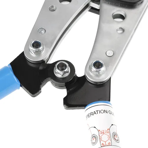 Vista 2 de Crimpado de mano de rotación de 180 grados, HX-50B Plug Wire Crimping, para cable terminal de cobre y aluminio que prensa herramientas de mejoras