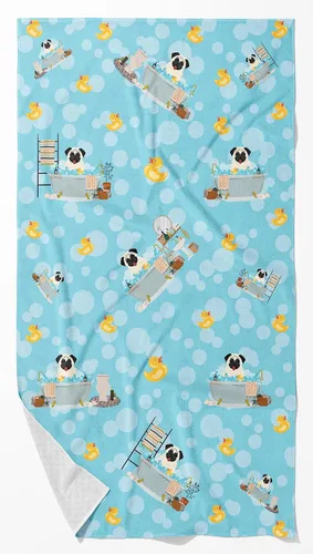 Vista 65 de Caroline's Treasures WDK5738BTLG Airedale - Toalla de baño grande para bañera