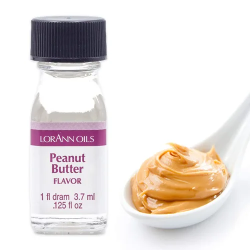 Vista 2 de LorAnn Peanut Butter SS Flavor, 1 botella de dram (0.0125 fl oz - 0.1 fl oz - 1 cucharadita)